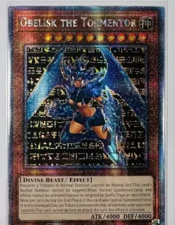 The Obelisk The Tormentor Waifu YuGiOh HOLO Foil Rare Goddess Story 1st Ed Card - Image 1
