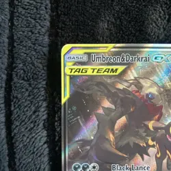 Umbreon & Darkrai GX SM241 Tag Team Black Star Promo 2020 Pokemon Card NM - Image 2