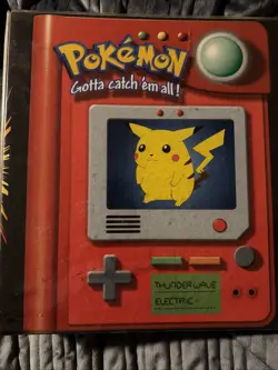 Vintage Pokemon Binder 25 Holo Cards 180 Cards Lot Base Set Jungle Set Plus More - Image 1