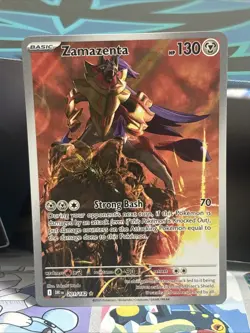 Pokemon TCG Zamazenta Holo Card 201/182 Sv10: Destined Rivals Mint/Near Mint - Image 1