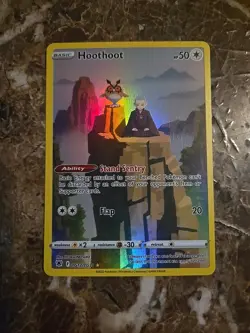 Hoothoot TG12/TG30 Holo Rare Astral Radiance Pokemon TCG Card NM Condition - Image 1