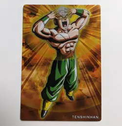 Dragon Ball itajaga card Tenshinhan 04 N Holo Japanese - Image 1