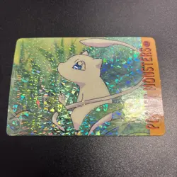 Pokemon Pocket Monsters Prism Foil Vending Machine Card - Mew #34 - Image 1