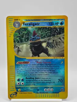 Pokemon TCG Feraligatr Expedition Card 47/165 Reverse Holo Rare, Vintage MP - Image 1