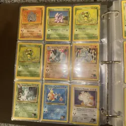 Binder Loaded With Over 445 Cards. First Edition, Gym Heroes, E Readers And More - Image 3