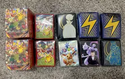 Pokemon Card Sleeves & Deck Boxes - ETBs - Tohoku, Prismatic, Destined, Surging - Image 2