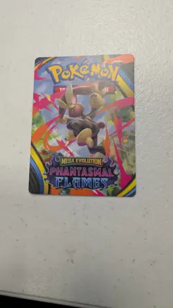 Pokemon Mega Evolution Phantasmal Flames Trainer Tips Art Card Set - Image 2