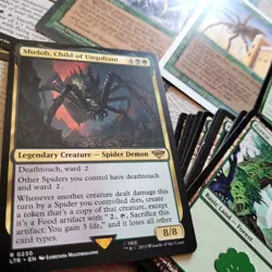 Shelob Lord of the Rings SPIDERS Kindred Rare Tribe Whole COMMANDER Magic Deck - Image 1