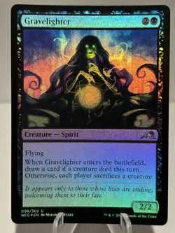 Gravelighter 98 U Kamigawa: Neon Dynasty Foil NM MTG - Image 1