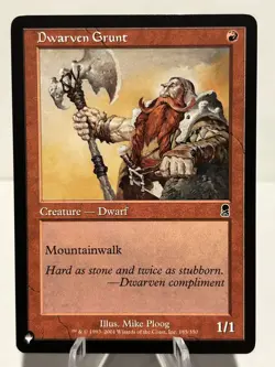 Dwarven Grunt 185/350 C The List Reprints NM MTG - Image 1