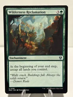 Wilderness Reclamation 196 U Commander: Murders at Karlov Manor NM MTG - Image 1