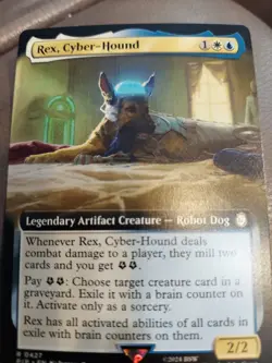 Rex, Cyber-Hound (Extended Art) Universes Beyond: Fallout Regular - Image 1