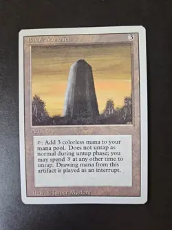 Basalt Monolith Revised Edition 1994 Regular Uncommon Mtg Magic the Gathering NM - Image 3