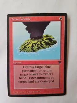 Active Volcano Legends 1994 Regular Common MtG Magic the Gathering NM - Image 1