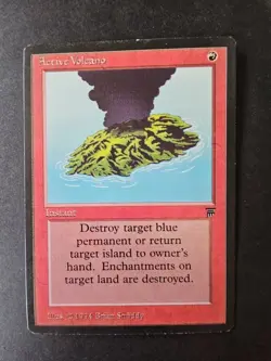 Active Volcano Legends 1994 Regular Common MtG Magic the Gathering NM - Image 3