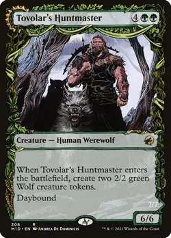Tovolar's Huntmaster (Showcase) Innistrad: Midnight Hunt NM MTG Non-Foil - Image 1
