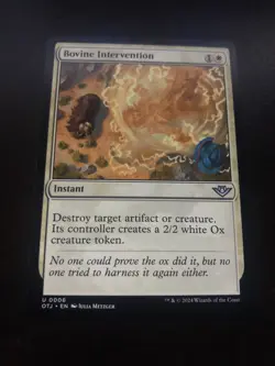Bovine Intervention NM, English MTG Outlaws of Thunder Junction - Image 1