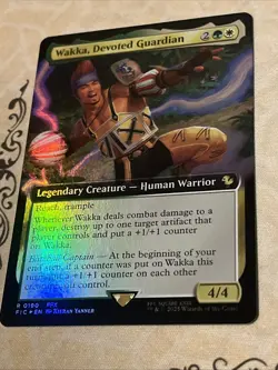 Wakka, Devoted Guardian (Extended Art) #190 (Foil) NM Final Fantasy Magic MTG - Image 2