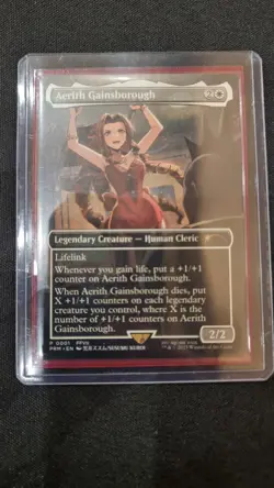 Aerith Gainsborough MTG - Final Fantasy Regional Championship Promo NEW - Image 2