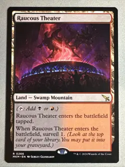 MTG / Raucous Theater / MKM / #266 / Regular / Rare / NM - Image 1