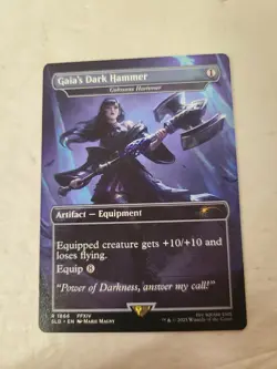 MTG x FINAL FANTASY SECRET LAIR - GAIA'S DARK HAMMER #1866 NON-FOIL - Image 1