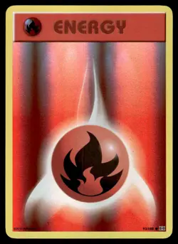 Pokemon TCG Fire Energy Reverse Holo XY - Evolutions #92/108 - Image 1