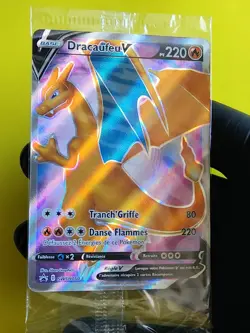 Pokemon Charizard V SWSH050 Champion's Path Promo Holo Full Art French New - Image 1