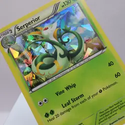 Pokemon TCG - Serperior 5/114 Black & White Holo Rare - EXC - Image 1
