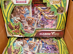 Pokemon TCG Kleavor VSTAR Premium Collection Box Lot of 2 - Image 1