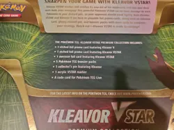 Pokemon TCG Kleavor VSTAR Premium Collection Box Lot of 2 - Image 4