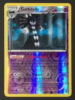 Pokemon TCG Gothitelle 41/111 Reverse Holo Rare XY Furious Fists LP - Image 1