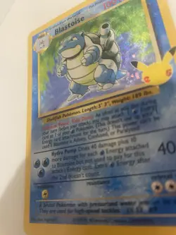 Blastoise - 2/102 Celebrations 25th Anniversary Holo Rare Pokemon - NM/MINT TCG - Image 4