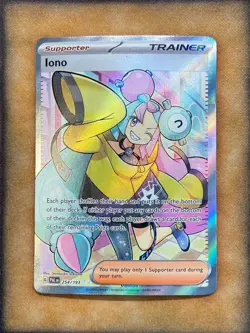 Pokemon Iono 254/193 Paldea Evolved Full Art Ultra Rare NM - Image 1