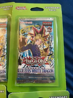 Lot of 4 SEALED Legend of Blue Eyes White Dragon Legendary Pack Yu-Gi-Oh! TCG - Image 3