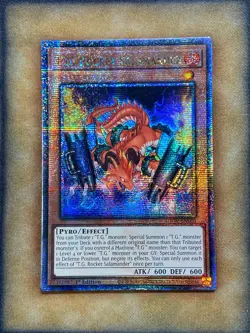 Yugioh T.G. Rocket Salamander AGOV-EN003 Quarter Century Secret Rare 1st Ed NM - Image 1