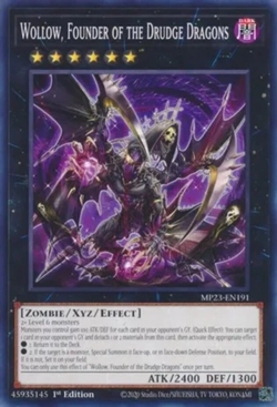 Yugioh! Wollow, Founder of the Drudge Dragons - MP23-EN191 - Common - 1st Editio - Image 1