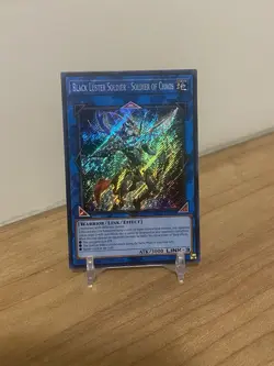 Yugioh - Black Luster Soldier Soldier Of Chaos Secret Rare - BLC1-EN002 - Image 1