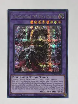 Yu-Gi-Oh TCG Granguignol the Dusk Dragon MP24-EN067 Prismatic Secret Rare NM - Image 1