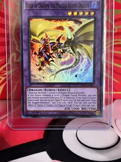 Yugioh Curse of Dragon the Magical Knight Dragon - 1st Super Rare NM Single Card - Image 3