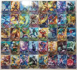 Lot of 40 Japanese Kamen Rider Battle: Ganbarizing Rare Card Set - Image 1