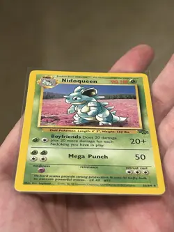 1999 POKEMON TCG Nidoqueen Jungle 23/64 Rare Vintage Card WOTC LP - Image 3