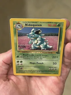 1999 POKEMON TCG Nidoqueen Jungle 23/64 Rare Vintage Card WOTC LP - Image 4