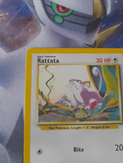 Rattata 61/102 1999-2000 4th Print UK Common Unlimited Base Set Pokemon Card MP - Image 5
