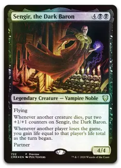Sengir, the Dark Baron (Alternate Art) #722 (Foil) LP Prerelease Cards Magic MTG - Image 1