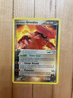 Team Magma's Groudon 9/95 Pokemon 25th Celebrations Classic Card - Image 1