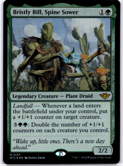 Bristly Bill, Spine Sower FOIL NM MTG - Image 1