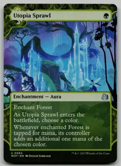 Utopia Sprawl U Wilds of Eldraine: Enchanting Tales 63 NM - Image 1