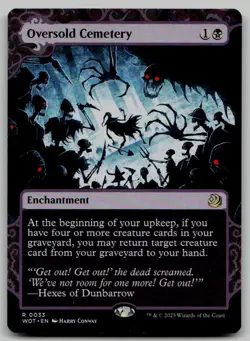 Oversold Cemetery R Wilds of Eldraine: Enchanting Tales 33 NM - Image 1