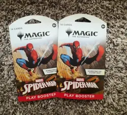 Magic: The Gathering Marvel's Spider-Man Play Booster 2x Packs New Sealed - Image 1