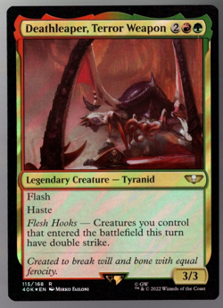 Deathleaper, Terror Weapon 115/168 Rare Surge Foil Warhammer 40K MTG Near Mint - Image 1